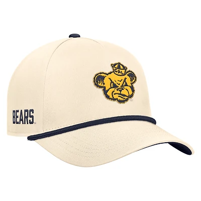 Men's Nike Natural Cal Bears Vintage Rope Rise Adjustable Hat