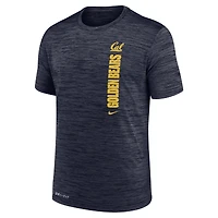 Men's Nike Navy Cal Bears 2024 Sideline Velocity Legend Performance T-Shirt