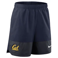 Short Nike bleu marine Cal Bears 2025 Sideline Performance pour homme