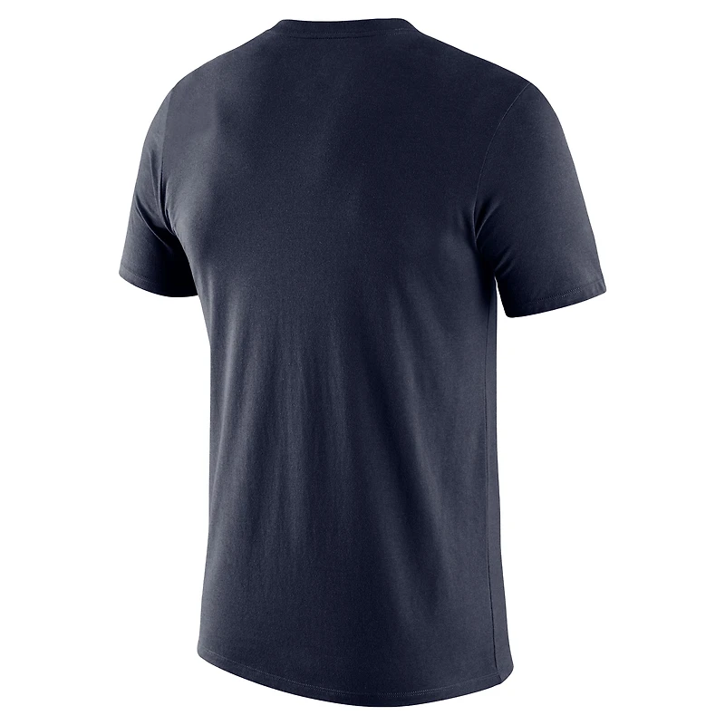 T-shirt Nike Dri-FIT Legend bleu marine Cal Bears 2026 Sideline Wordmark pour homme