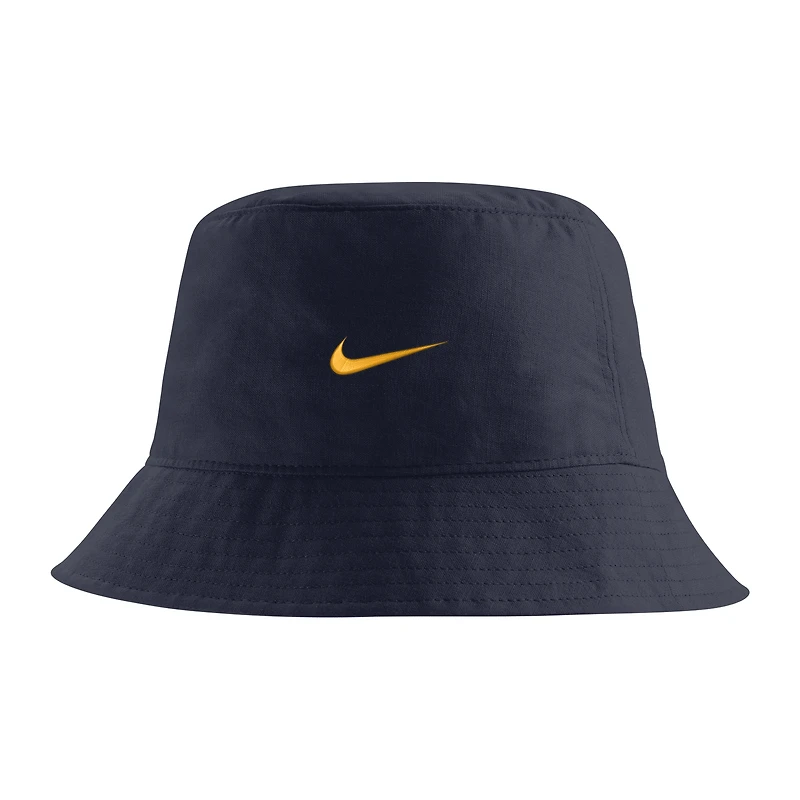 Men's Nike Navy Cal Bears Apex Striped Bucket Hat