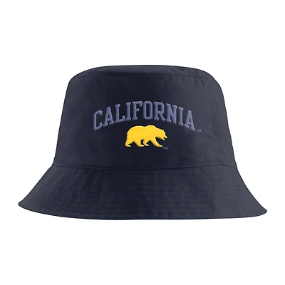 Men's Nike Navy Cal Bears Apex Striped Bucket Hat