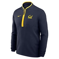 Men's Nike Navy Cal Bears Basketball Victory Dri-FIT Half-Zip Pullover