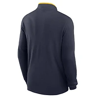 Men's Nike Navy Cal Bears Basketball Victory Dri-FIT Half-Zip Pullover
