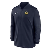 Men's Nike  Navy Cal Bears Dri-FIT Half-Zip Pullover