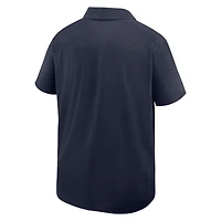 Men's Nike Navy Cal Bears Woven Polo