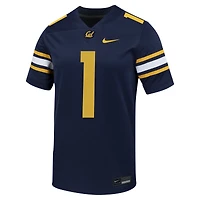 Men's Nike #1 White Cal Bears Untouchable Football Jersey
