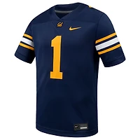 Maillot de match Nike #1 bleu marine Cal Bears Untouchable pour homme