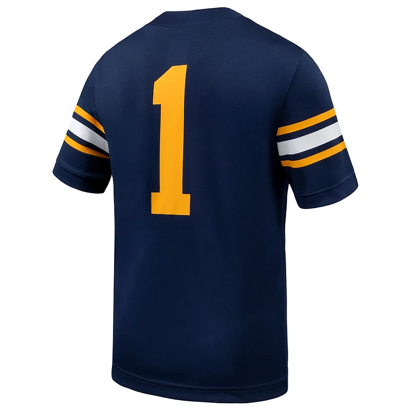 Maillot de match Nike #1 bleu marine Cal Bears Untouchable pour homme
