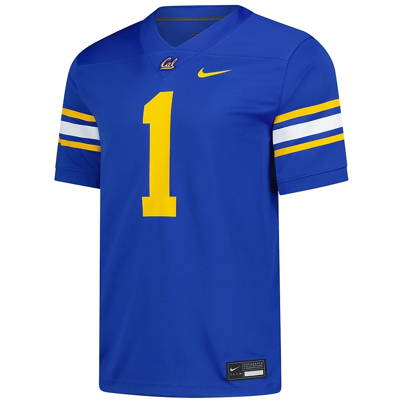 Maillot de match Nike #1 Royal Cal Bears Untouchable pour homme