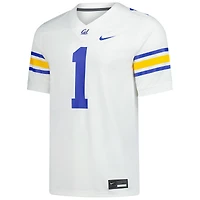 Maillot de match Nike #1 blanc Cal Bears Untouchable pour homme