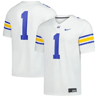 Men's Nike #1 White Cal Bears Untouchable Replica Game Jersey