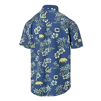 Men's Reyn Spooner Navy Cal Bears Kekai Classic Tri-Blend Button-Down Shirt