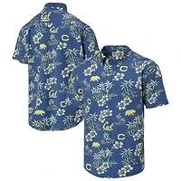 Chemise boutonnée classique tri-blend Reyn Spooner bleu marine Cal Bears Kekai pour homme