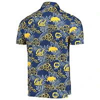 Polo Performance Cal Bears Reyn Spooner pour homme, bleu marine