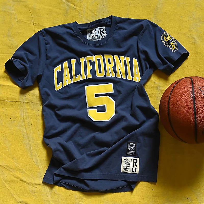 Men's Roots of Fight Jason Kidd Navy Cal Bears Name & Number T-Shirt