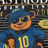 Men's Roots of Fight Marshawn Lynch Black Cal Bears Beastmode Tri-Blend Pullover Sweatshirt