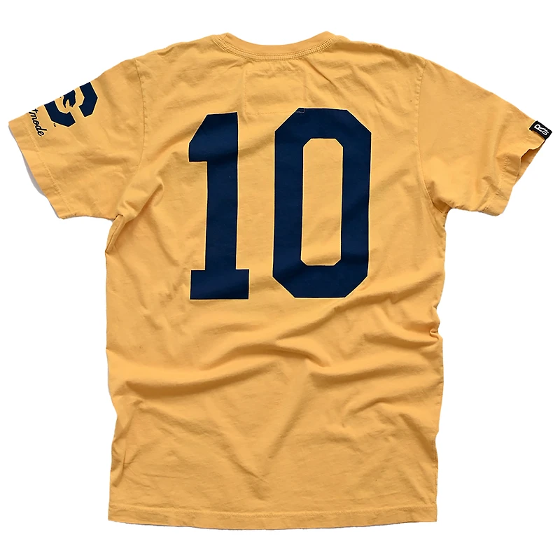 Men's Roots of Fight Marshawn Lynch Gold Cal Bears Name & Number T-Shirt