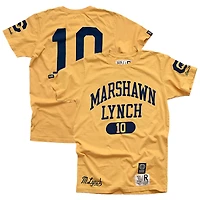 T-shirt doré V167747 CAL Marshawn Lynch #10 - TEEMENNUM