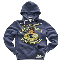 Men's Roots of Fight Navy Cal Bears Football Tri-Blend Pullover Hoodie