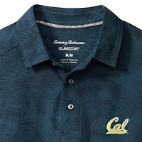 Men's Tommy Bahama Navy Cal Bears Palm Fresco Hibiscus IslandZone® Polo