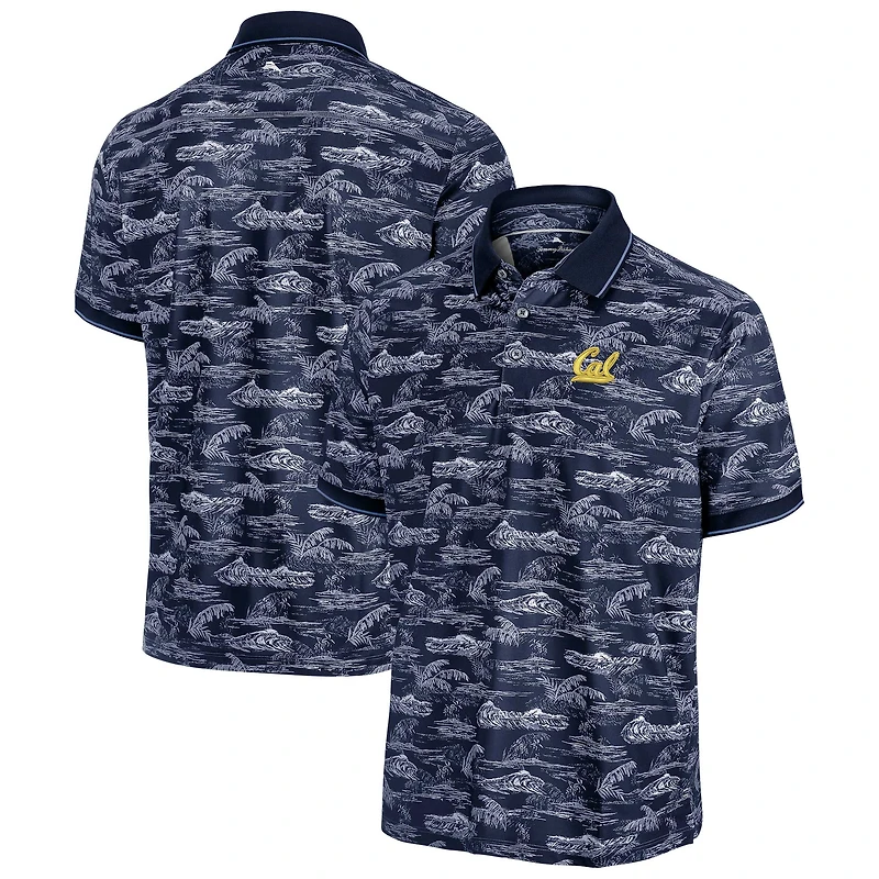 Men's Tommy Bahama Navy Cal Bears Sport Bay View IslandZone Polo