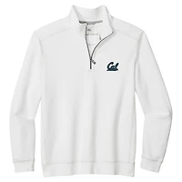 Men's Tommy Bahama White Cal Bears Montego Bay Half-Zip Jacket