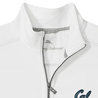 Men's Tommy Bahama White Cal Bears Montego Bay Half-Zip Jacket