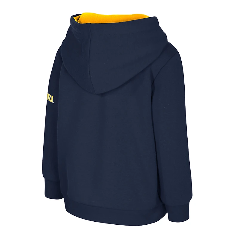 Sweat à capuche en polaire gros logo bleu marine Colosseum pour tout-petits Cal Bears