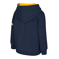 Sweat à capuche en polaire gros logo bleu marine Colosseum pour tout-petits Cal Bears