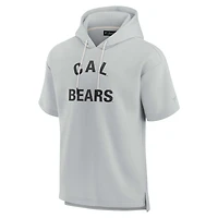 Sweat à capuche unisexe Fanatics Grey Cal Bears Elements en polaire super douce manches courtes