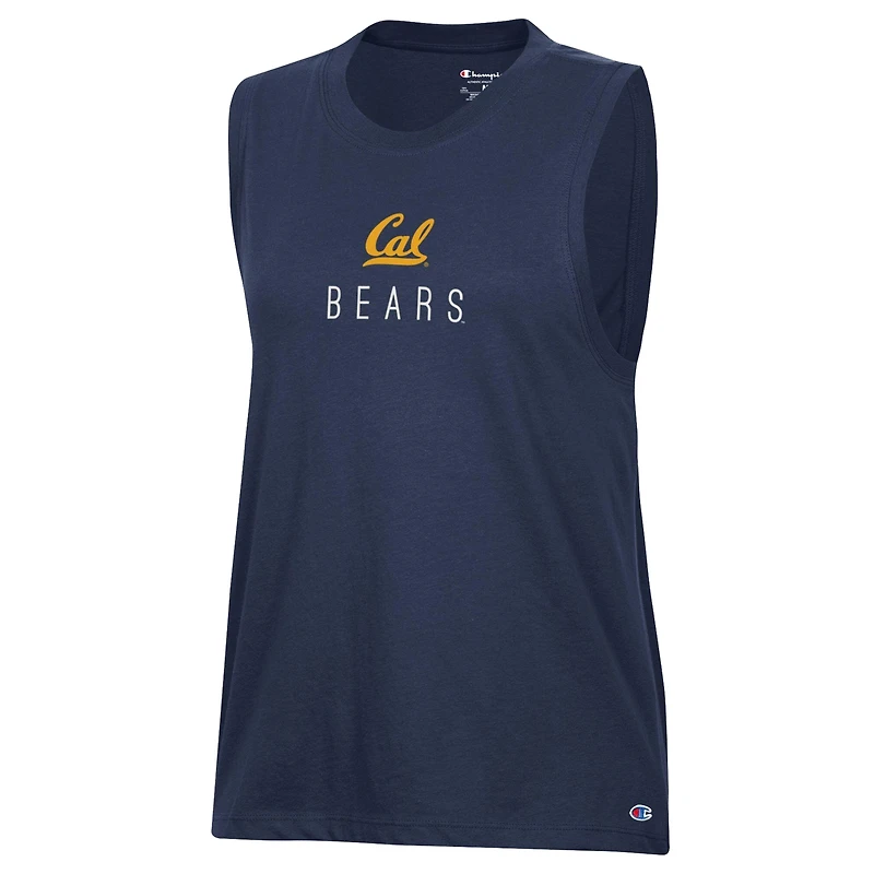 Women's Champion  Navy Cal Bears Lifestyle Tank Top