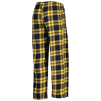 Women's Concepts Sport Navy/Gold Cal Bears Badge T-Shirt & Flannel Pants Sleep Set