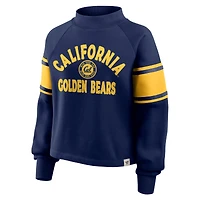 Sweat-shirt surdimensionné bleu marine Cal Bears pour femme, motif raglan, avec Hometown Premium Punt Coverage