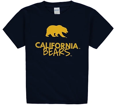 Youth Navy Cal Bears Crew Neck T-Shirt