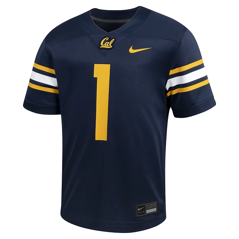 Youth Nike #1 Navy Cal Bears Untouchable Football Jersey