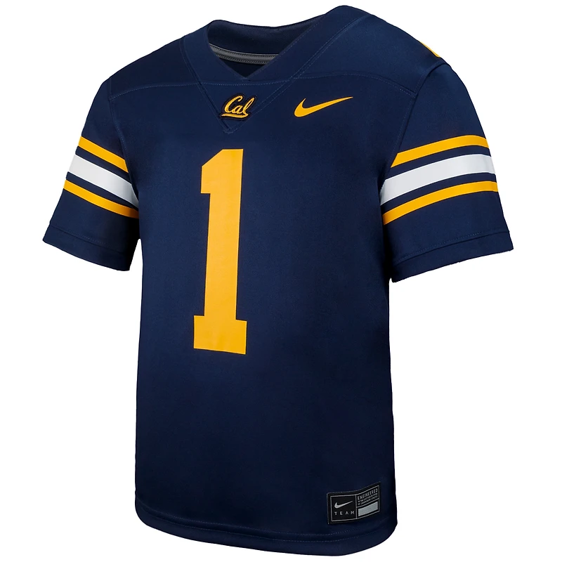 Youth Nike #1 Navy Cal Bears Untouchable Replica Game Jersey