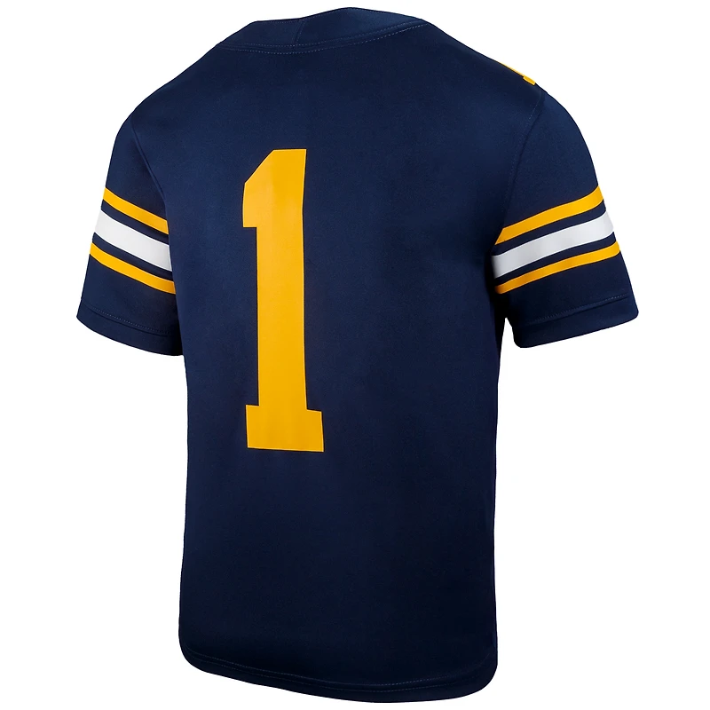 Youth Nike #1 Navy Cal Bears Untouchable Replica Game Jersey
