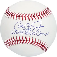 Cal Ripken Jr Baltimore Orioles Autographed Baseball with "1983 World Series Champs" Inscription