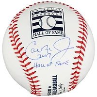 Cal Ripken Jr Baltimore Orioles Autographed HOF Logo Baseball with "2007 Hall of Fame" Inscription