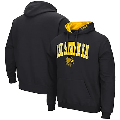 Men's Colosseum  Black Cal State L.A. Golden Eagles Arch & Logo Hoodie