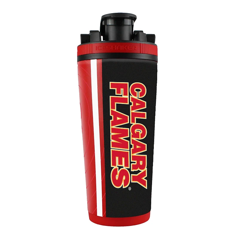 Calgary Flames 26oz. 4D Stainless Steel Shaker Bottle