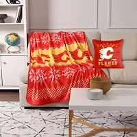 Calgary Flames 3-Pack Throw Blanket & Pillows Set