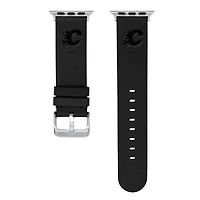 Montre Apple Watch en cuir Flames de Calgary 38-40 mm - Bracelet