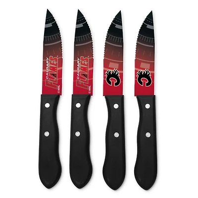 Calgary Flames 4-Piece Steak Knife Set