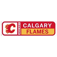 Calgary Flames 90'' x 23'' Team Logo Repositionable Wall Decal