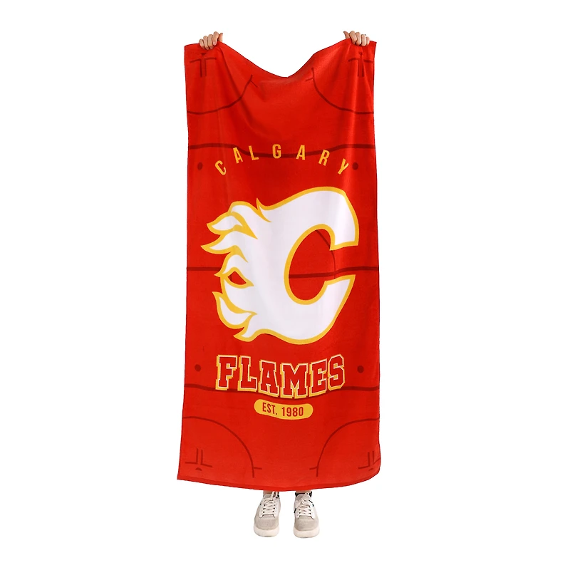 Serviette de plage des Flames de Calgary