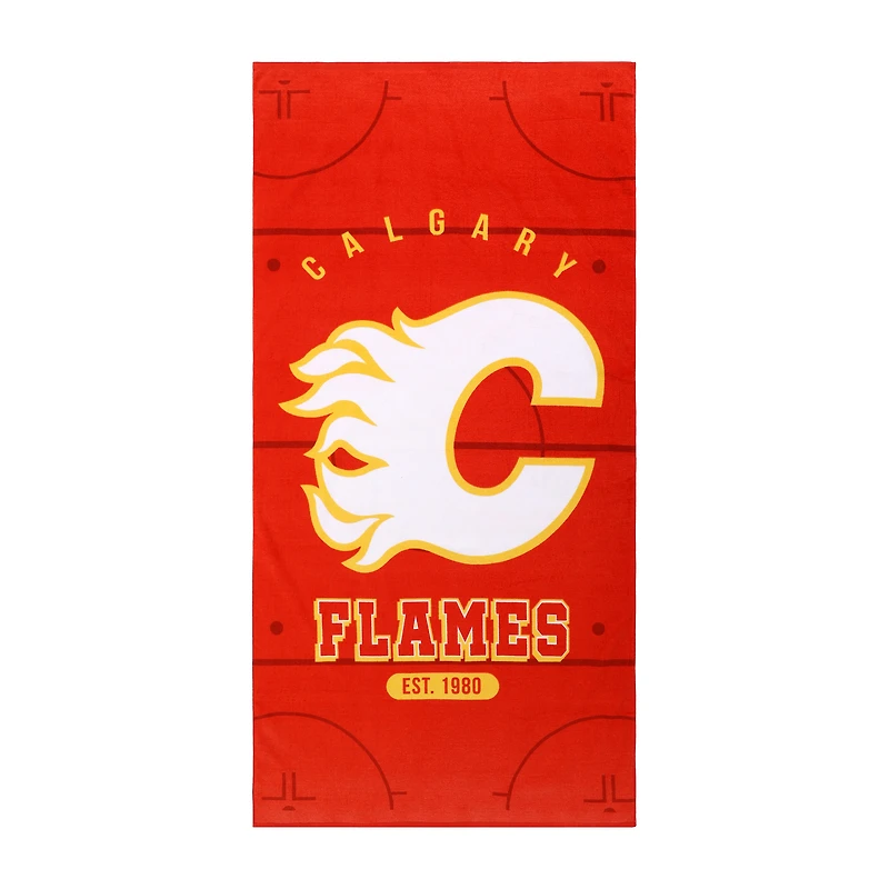 Calgary Flames Beach Towel