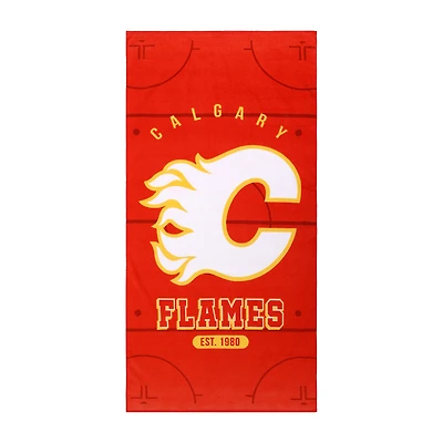 Calgary Flames Beach Towel