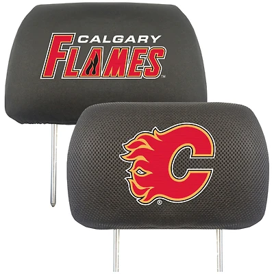 Calgary Flames Car Head Rest Cover